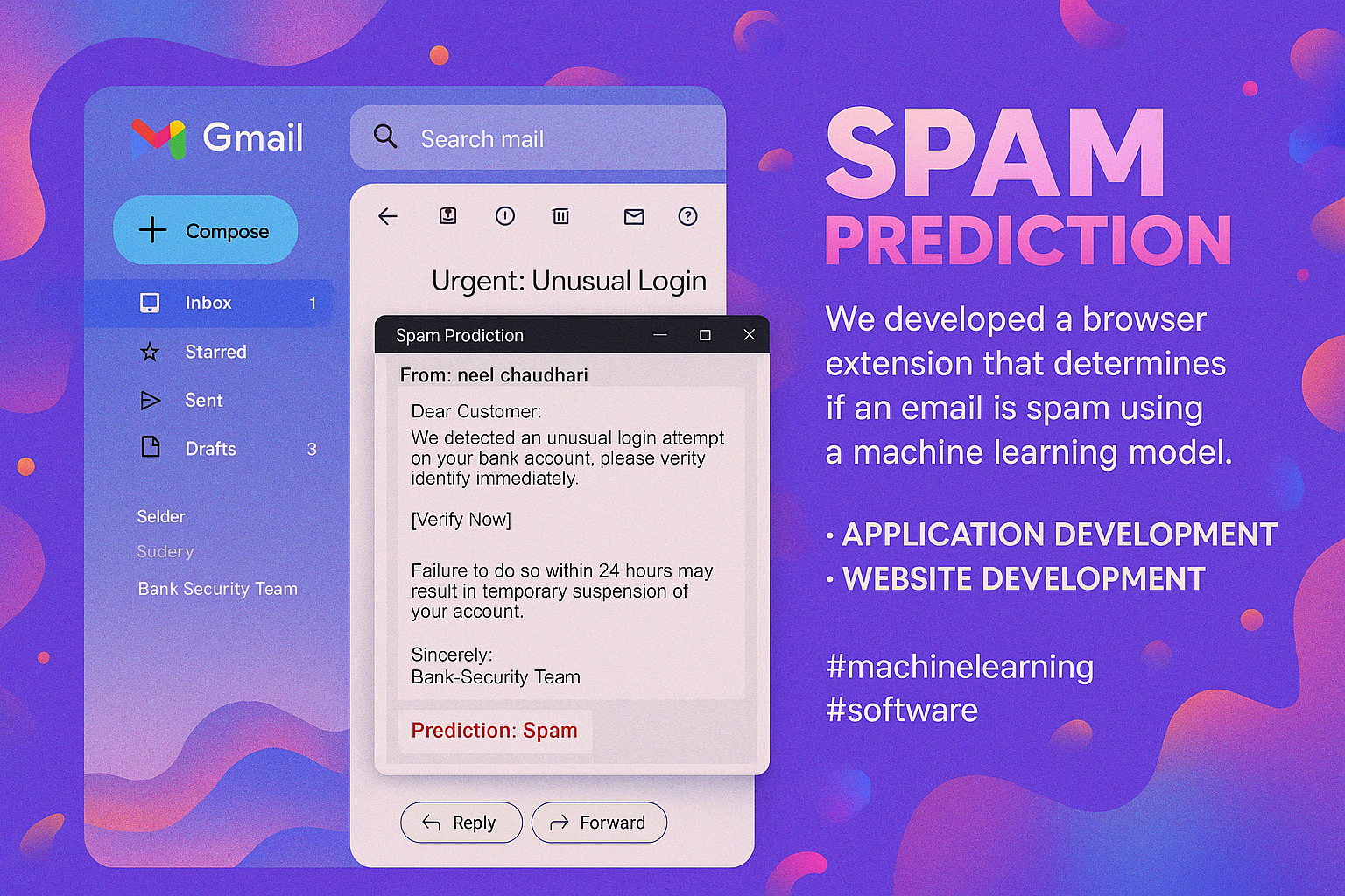 Spam Prediction Browser Extension